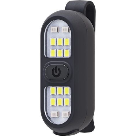 Lot de 1 Lampes de Course à Pied à Clipser Rechargeables lumière de sécurité pour Coureurs Lampe de Poche Mains Libres Lampe de Travail LED Clignotante Clignotant Jogging Promenade Camping randonnée (1/5)