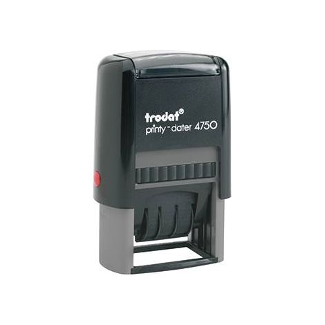 Trodat Printy-Dater Tampon dateur 41 x 24 mm (l x H) gris, noir X039711 (1/2)