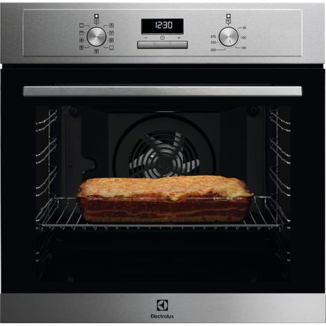 HORNO ELECTROLUX EOF3H54X MULT.9 INOX A+ AQUA 72L GUIAS TELESC. (1/5)