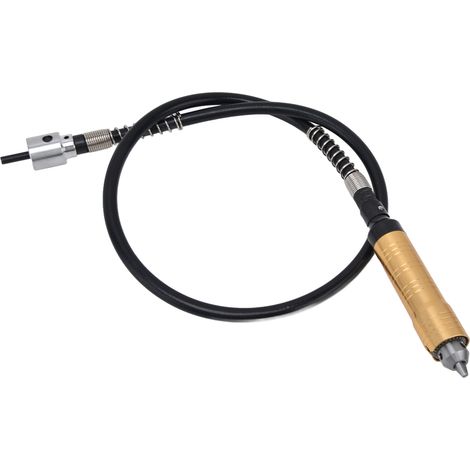 Mandrin à rallonge flexible en caoutchouc, ABS et alliage d'aluminium, pour perceuses, diamètre 0,3 à 6,5 mm (1/5)