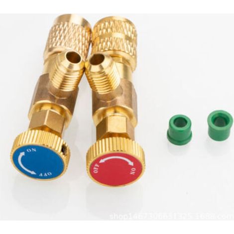 Soupape de sécurité fluorine pour climatiseur r410 soupape de remplissage liquide réfrigérant outils de réfrigération soupape de sécurité réfrigérant r22 pour climatiseur-
