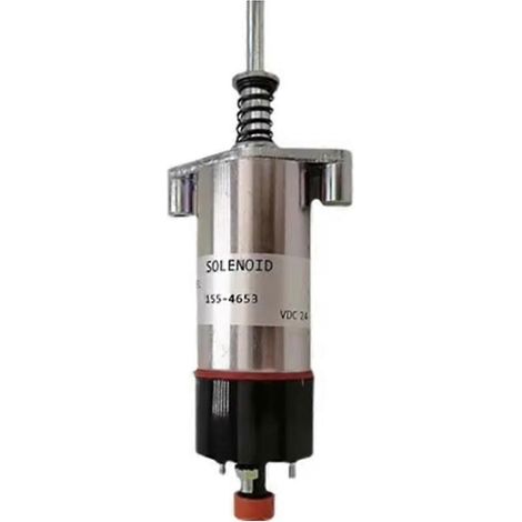 Compatible avec l'électrovanne de coupure de carburant et l'électrovanne d'arrêt des pelles hydrauliques CAT E330B E330C E330 330L 3306 3406 3304 (modèle 1554653). (1/5)