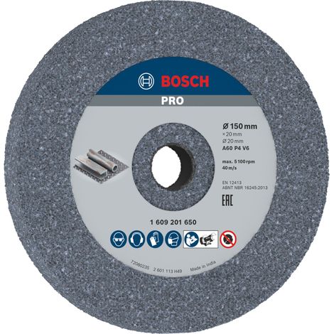 Bosch PRO Metal Schleifscheibe, 150 x 20 x 20 mm, G60