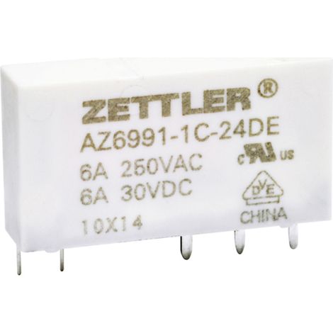 Zettler Electronics AZ6991-1C-12DA Printrelais 12 V/DC 8 1 Wechsler 1 St.