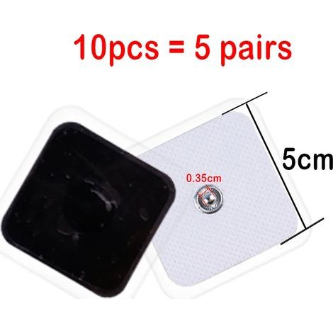Électrodes de soins de santé pour appareil d'acupuncture TENS, coussinet de massage corporel électrique amincissant, coussinet de gel auto-adhésif04300