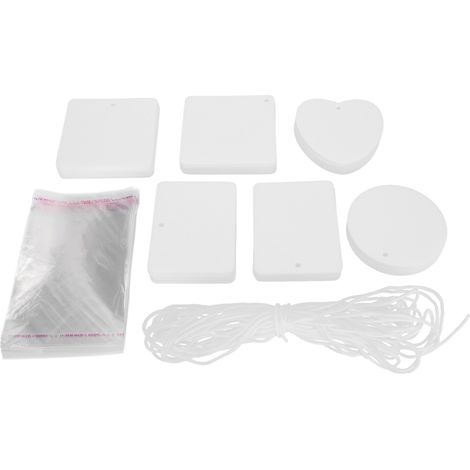 30 feuilles de feutrine à transfert thermique, 6 formes différentes, pour décorer votre voiture ou votre intérieur. Désodorisants à suspendre avec ficelle, à personnaliser par transfert thermique. (1/5)