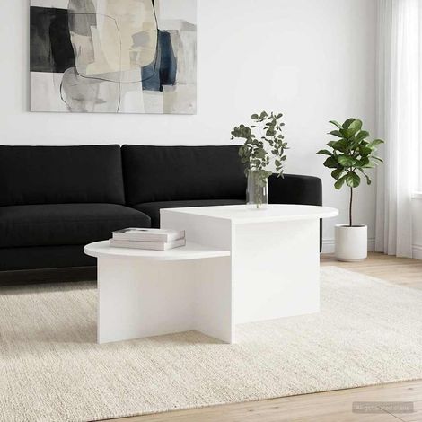 vidaXL  Coffee Table  White 100 x 50 x 40 cm Engineered Wood