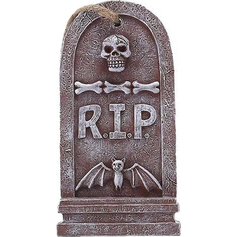 Halloween-Grabstein-Dekoration aus Kunstharz, gruseliger Halloween-Schmuck (1/5)