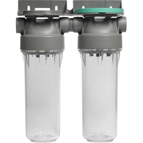 Porte filtres à eau double 9' 3/4 2P ECOSOFT (1/5)