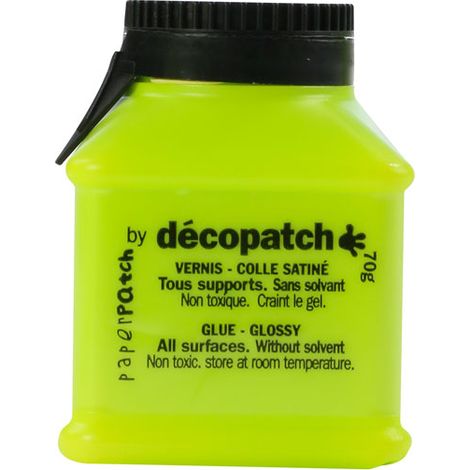 Vernis Colle - Décopatch - PP70 - 70G - Non toxique - Finition brillante