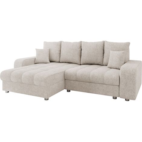 Canapé d'angle Sanford 102, Neve 03, Disponible, 250x166x94cm, 0 (1/5)