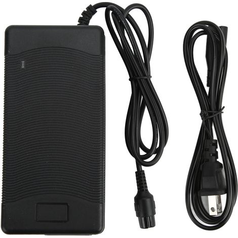 Chargeur de scooter 10 pouces avec 3 trous pour KUGOO M4 M4PRO 54.6V 2A Aviation Head Charger 100240VUS Plug (1/5)