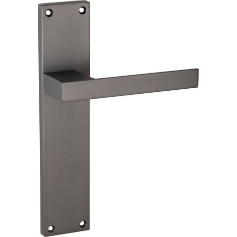 Manilla zamak placa rectangular grafito 225x50mm modelo 220 (1/5)