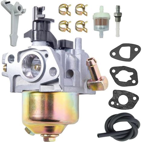 Carburateur pour Troy-Bilt 951-12785 - Kit de remplacement en métal avec joints pour tondeuse à gazon, motoculteur, souffleur, broyeur, ensemble (1/4)