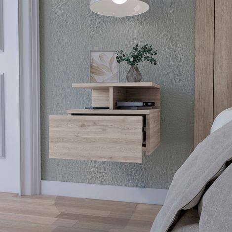 Table de chevet au design simple et fonctionnel pour chambre (1/3)