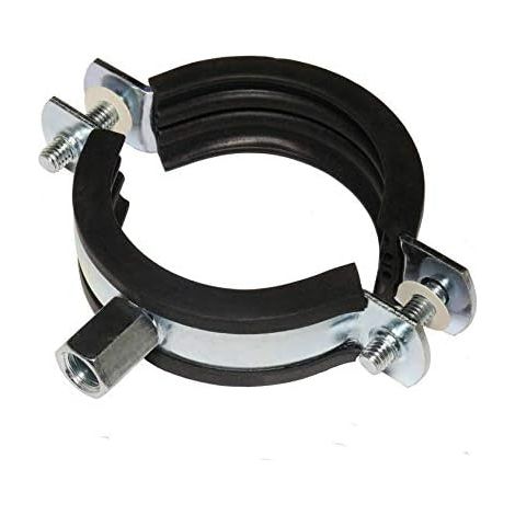 Lot de 10 Colliers de serrage Acier galvanisé 57-61 mm Fixation tuyauterie Isolation acoustique Bâtiment