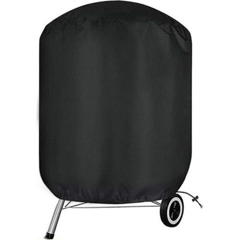 Housse Barbecue Weber, Bache Barbecue Weber Exterieur, 420D Oxford Imperméable Housse Barbecue Rond Weber, Noir(Φ71x79cm) (1/2)