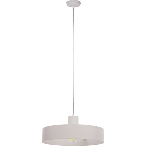 Lampada a sospensione industriale grigio-beige Ø35 E27 RIF (1/4)