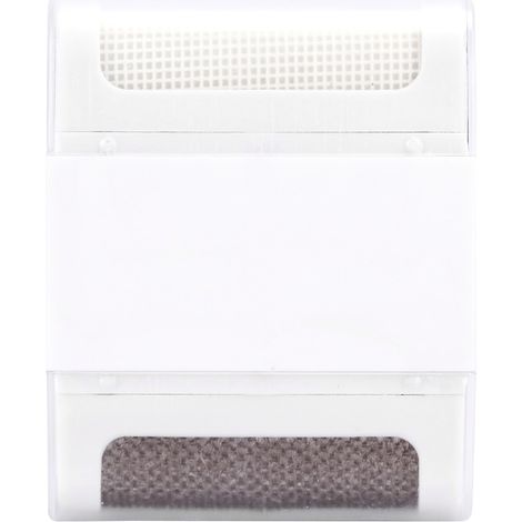 Rasoir à peluches manuel double tête, en ABS blanc, portable sans fil pour vêtements et canapés, nettoyage facile (1/5)