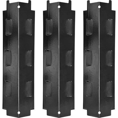 Plaques chauffantes pour gril, lot de 3 - Noires