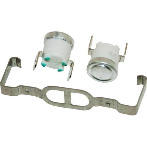 KIT 2 TERMOSTATI + STAFFA PER ASCIUGATRICE WHIRLPOOL CODICE 481225928681 (1/3)
