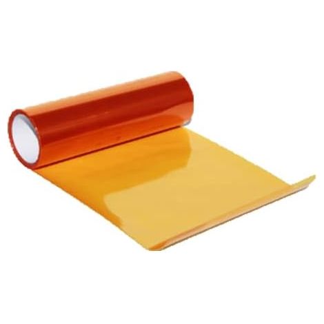 Film teinté pour phares de Voiture, Film Protecteur pour phares, Feux arrière, Feux de Brouillard, Autocollant de Changement de Couleur, Orange - 30cm x 60cm