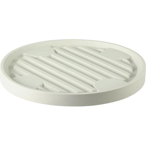 Carrello beige con ruote per vasi da fiori, diametro interno 19,3 cm, per interni ed esterni, 1 pezzo (1/5)
