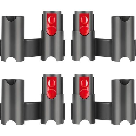 Supporto per accessori in 4 pezzi per aspirapolvere Dyson, robusto e facile da usare, supporto per riporre gli accessori degli aspirapolvere Dyson, ampia compatibilità, per Dyson V7 V8 V10 V11 V15 (ne (1/5)