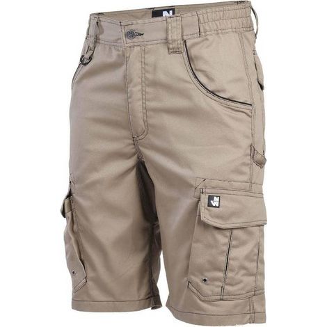Bermuda de Travail Jacquot - Taille 56 - Beige - Résistant et Confortable - D-Work