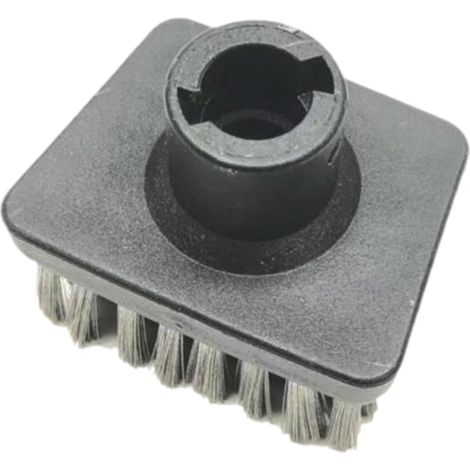 Cabezal de cepillo para limpiador a vapor, cabezal de barrido de repuesto para limpieza doméstica para cepillo de vapor de mano SC5 para azulejos, cerdas de acero