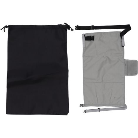 Rallonge de siège d'avion, repose-pieds de voyage portable, accessoire indispensable pour les tout-petits en avion (gris) (1/5)