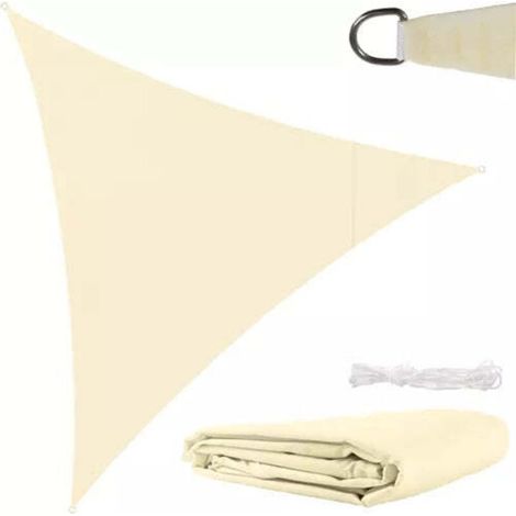 Voile d'ombrage 3x3x3 beige (1/5)