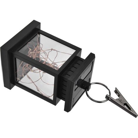Guirlande solaire étoiles lumineuses LED, fil cuivre étoilé, décoration jardin terrasse, suspensions de Noël extérieur, avec batterie intégrée. (1/5)