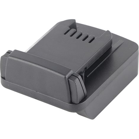 Akkuadapter mit integriertem PCBA-Spannungsschutz, schwarz, für DCB200 auf Milwaukee M18 (1/5)
