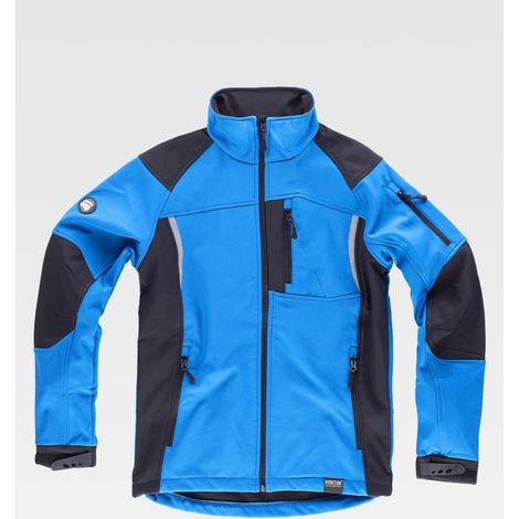 Chaqueta Workshell S9495 WorkTeam Celeste - NegroXXLCeleste - Negro XXL (1/5)
