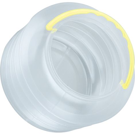 Grand seau pliable en plastique transparent pour le lavage des pinceaux, idéal pour la peinture à l'huile, l'aquarelle et la gouache (BM014) (1/5)