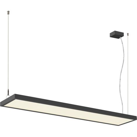 Suspension WORKLIGHT PRO 120 120 cm 4000 K DALI Touch noir - SLV - 1007468 (1/4)