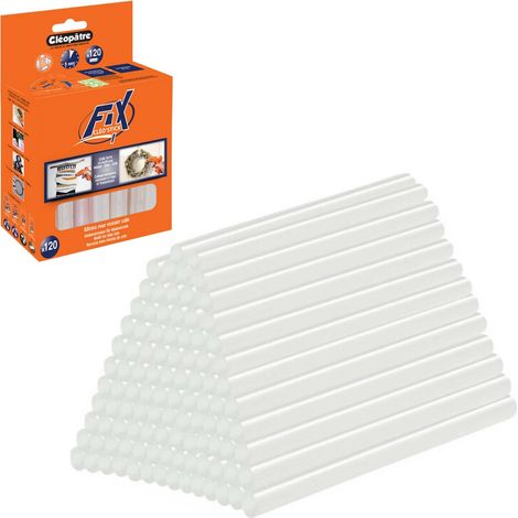 Pack de 120 Bâtons de Colle chaude 7mm - Pistolet à Colle Cléo'Stick FIX (1/5)