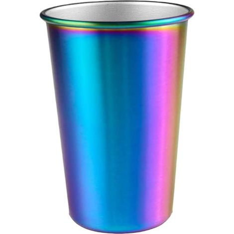 Chope À Bière - Acier Inoxydable 304 - 473 ml - Design Arc-En-Ciel - Lot De 5 (1/5)