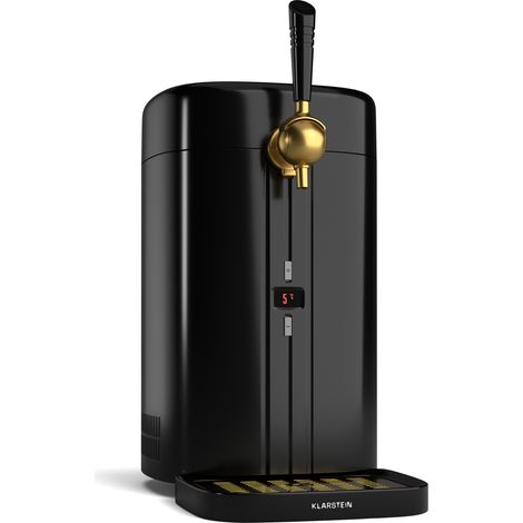 Klarstein Dispensador de cerveza FrostBrew Sistema de presurización de CO2 Refrigeración térmica 3-12 °C Indicador led de temperatura (1/5)