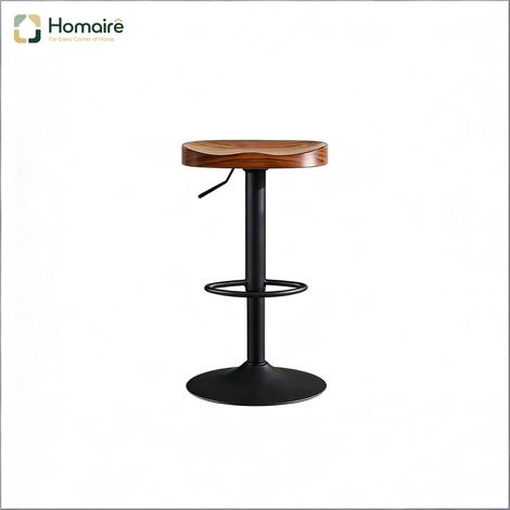 Brauner Metallstuhl 41,5 x 31,5 x 81 cm HOMAIRE (1/5)
