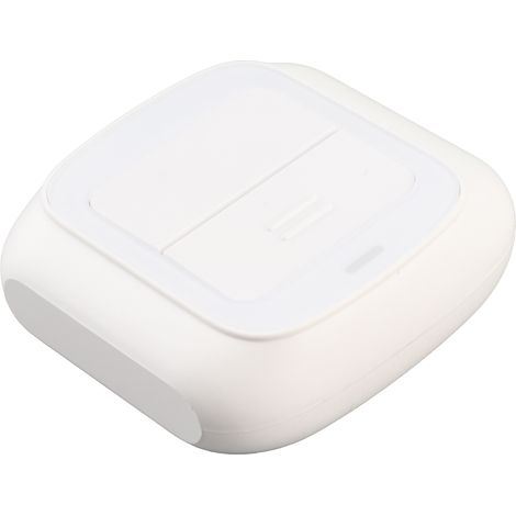 Interrupteur intelligent double Wi-Fi à double bouton-poussoir pour domotique DIY, liaison de scènes via application, contrôle à distance, interrupteur intelligent pour appareils électroménagers (1/5)