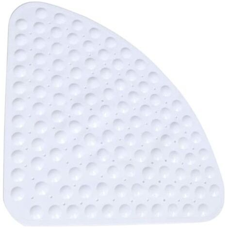 VtiziklTapis de douche antidérapant Tapis de bain antibactériens en quart de cercle