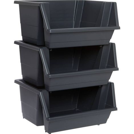 Estantería rectangular «essentiels» de 66 cm de altura, color negro - 5five (1/4)