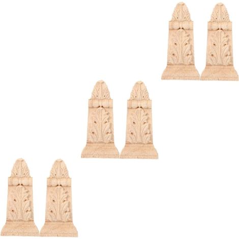 3 Ensembles Chapiteaux Sculptés Faux Décoration Murale Autocollant Transfert Décor À La Maison Décoration Esthétique De La Pièce Géant Stickers Muraux Moderne Bois 2 Pièces 3 (1/5)