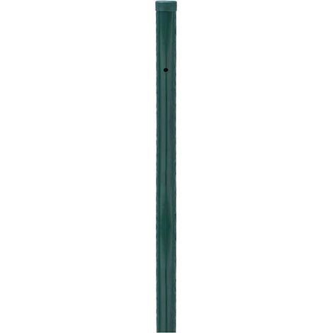 PALO PER RECINZIONE IN FERRO VERNICIATO VERDE PER RECINZIONI 3,4X175 CM