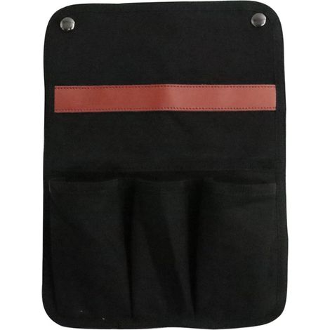 chaise sac caddie suspendu l'organisateur de chevet Organisateur de rangement sac de rangement de poche lits d'hôpital (Noir) (1/5)