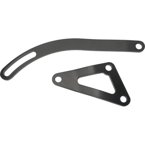 Support d'alternateur de pompe à eau (acier noir) adapté aux moteurs Chrysler 318, 340 et 360. (1/5)