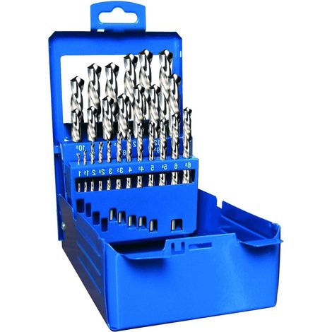 SET 25 PUNTE TRAPANO PER ACCIAIO GHISA ALLUMINIO FERRO 347