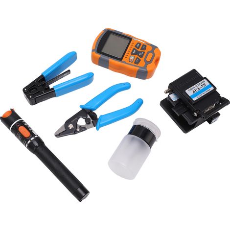 Kit de soudure à froid de fibres optiques, mini multifonction, ABS et alliage d'aluminium, outillage FTTH pour professionnels (1/5)